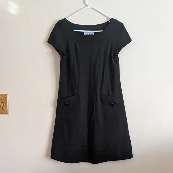 Vintage 90s Little Black Dress - Picture 1 of 4